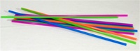 18" LONG COLORFUL PLASTIC STRAWS - CASE OF 2800
